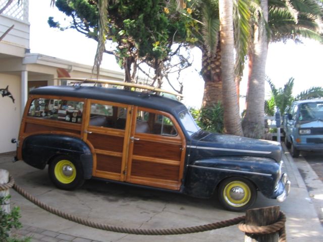 1946 Ford woodie Woody fast disc brakes 1947 Ford station wagon wood