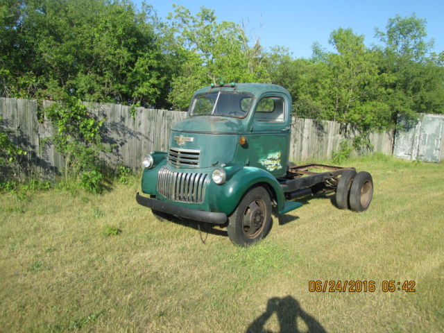 1946 GENERAL MOTORS COE CHEVY CHEVROLET CABOVER CABOVER 1947 CAR HAULER 1946 Chevrolet CABOVER COE