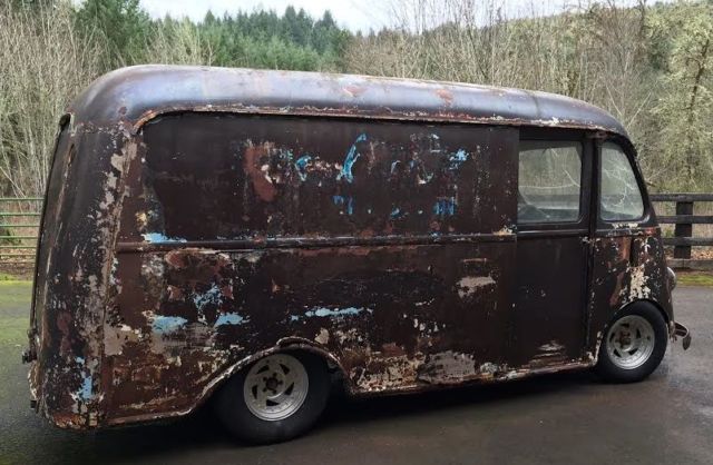1946 International Harvester K1M Metro Van Divco Milk Truck Patina Rat Rod 1946 International Harvester 1946 K1M Metro Van NO RESERVE!!!