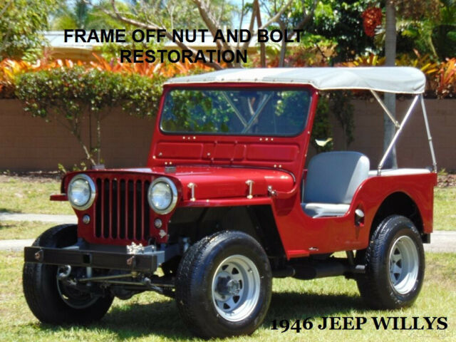 1946 JEEP WILLYS CJ2A 4X4 FRAME OFF NUT AND BOLT RESTORATION V6 CHEVY VORTEC 1946 Jeep CJ WILLY'S JEEP 4X4 CJ2A/3A FRAME OFF RESTORATION V6 VORTEC