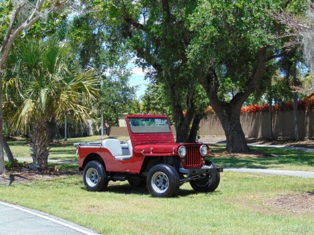 1946 Jeep CJ WILLY'S JEEP 4X4 CJ2A/3A FRAME OFF RESTORATION V6 VORTEC - photo 12