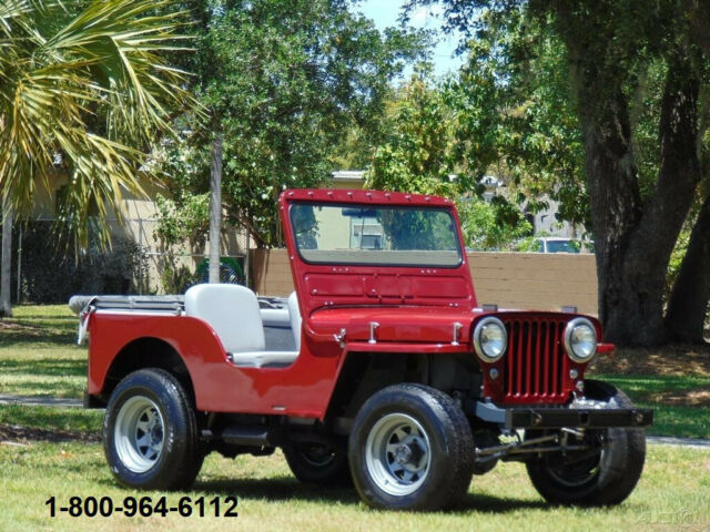 1946 Jeep CJ WILLY'S JEEP 4X4 CJ2A/3A FRAME OFF RESTORATION V6 VORTEC - photo 2