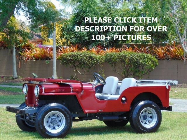 1946 Jeep CJ WILLY'S JEEP 4X4 CJ2A/3A FRAME OFF RESTORATION V6 VORTEC - photo 7