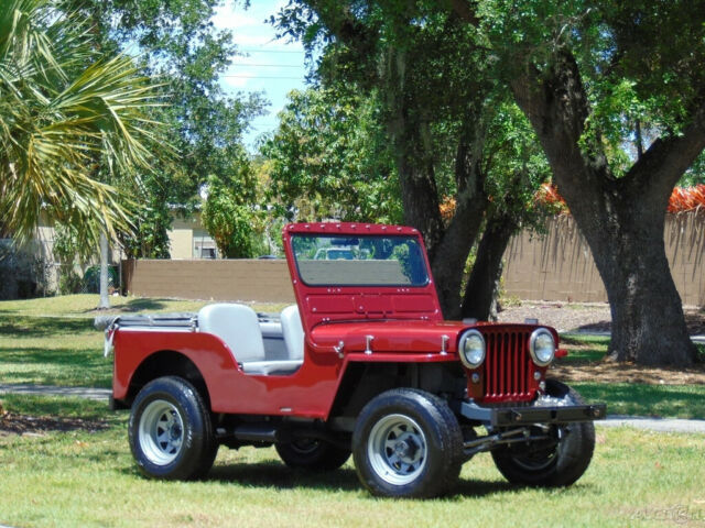 1946 Jeep CJ WILLY'S JEEP 4X4 CJ2A/3A FRAME OFF RESTORATION V6 VORTEC - photo 8