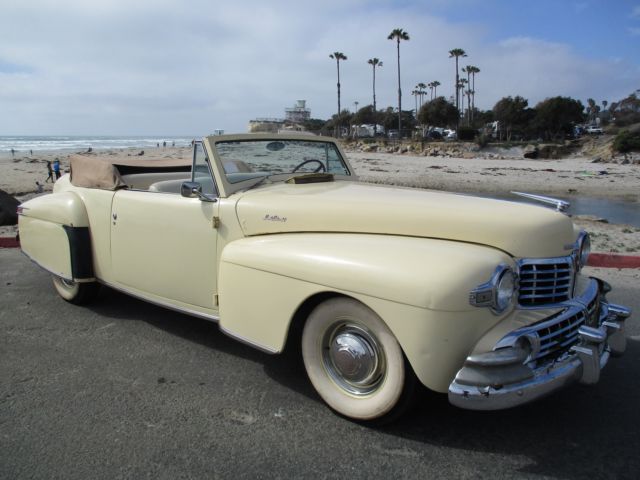 1946 Lincoln Continental Convertible,1 of 201 made, VERY RARE,SOLID,cool cruiser 1946 Lincoln Continental
