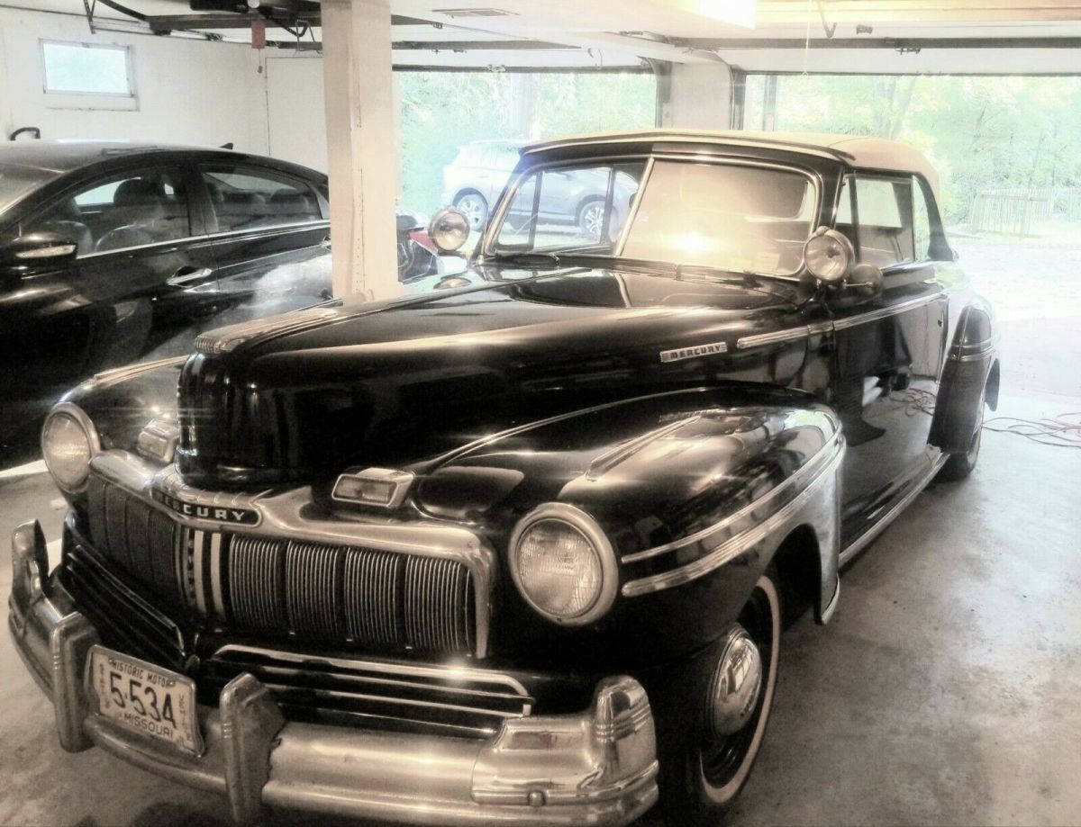 1946 Mercury Eight Deluxe Convertible Black/White - Rare - Only 6,044 made 1946 Mercury Eight Deluxe