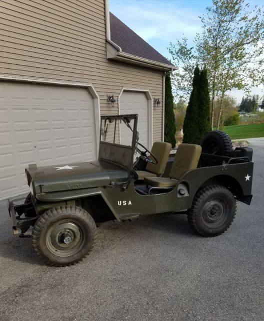 1946 Willys CJ-2A Jeep Kaiser Willys-Overland ARMY MANUAL 4WD NO RUST! 1946 Willys CJ2A