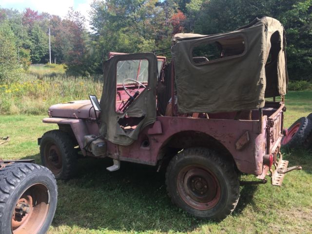1946 Willys cj2a / column shift rare jeep 1946 Willys 439