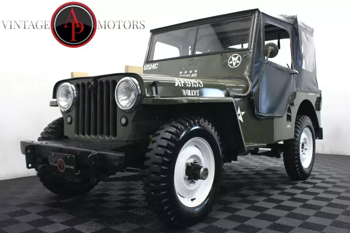 1946 Willys CJ2A Military Jeep Tribute with RARE PTO Option! 1946 Willys CJ2A Military Jeep Tribute with RARE PTO Option!