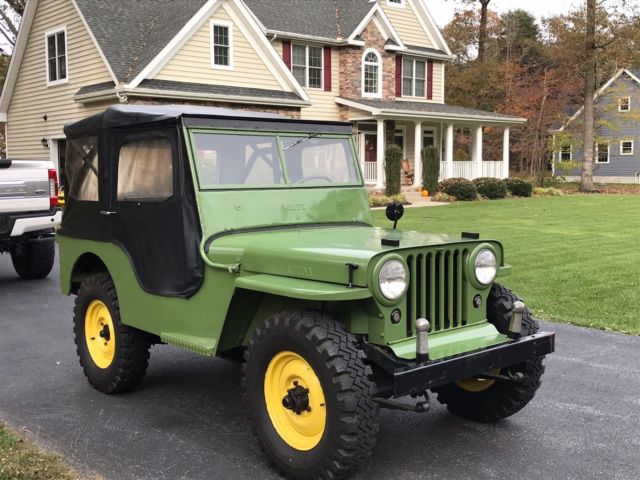 1946 Willys CJ2A Nice Solid Jeep! Garage Queen NO RESERVE! AWESOME JEEP DRIVER 1946 Willys