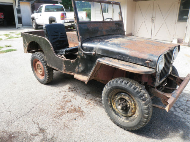 1946 Willys Jeep cj2a, all complete, all original, needs total restoration 1946 Willys cj2a