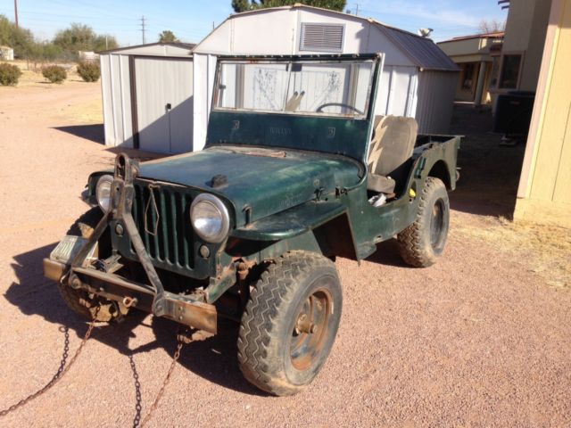 1946 WILLYS JEEP CJ2A VEJ (VERY EARLY CIVILIAN JEEP) RARE, ARIZONA JEEP 1946 Willys CJ2A