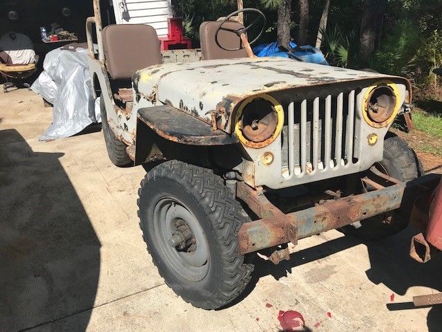 1947, 1948 WILLYS JEEP CJ2A, FOR PARTS OR RESTORE 1948 Willys 439