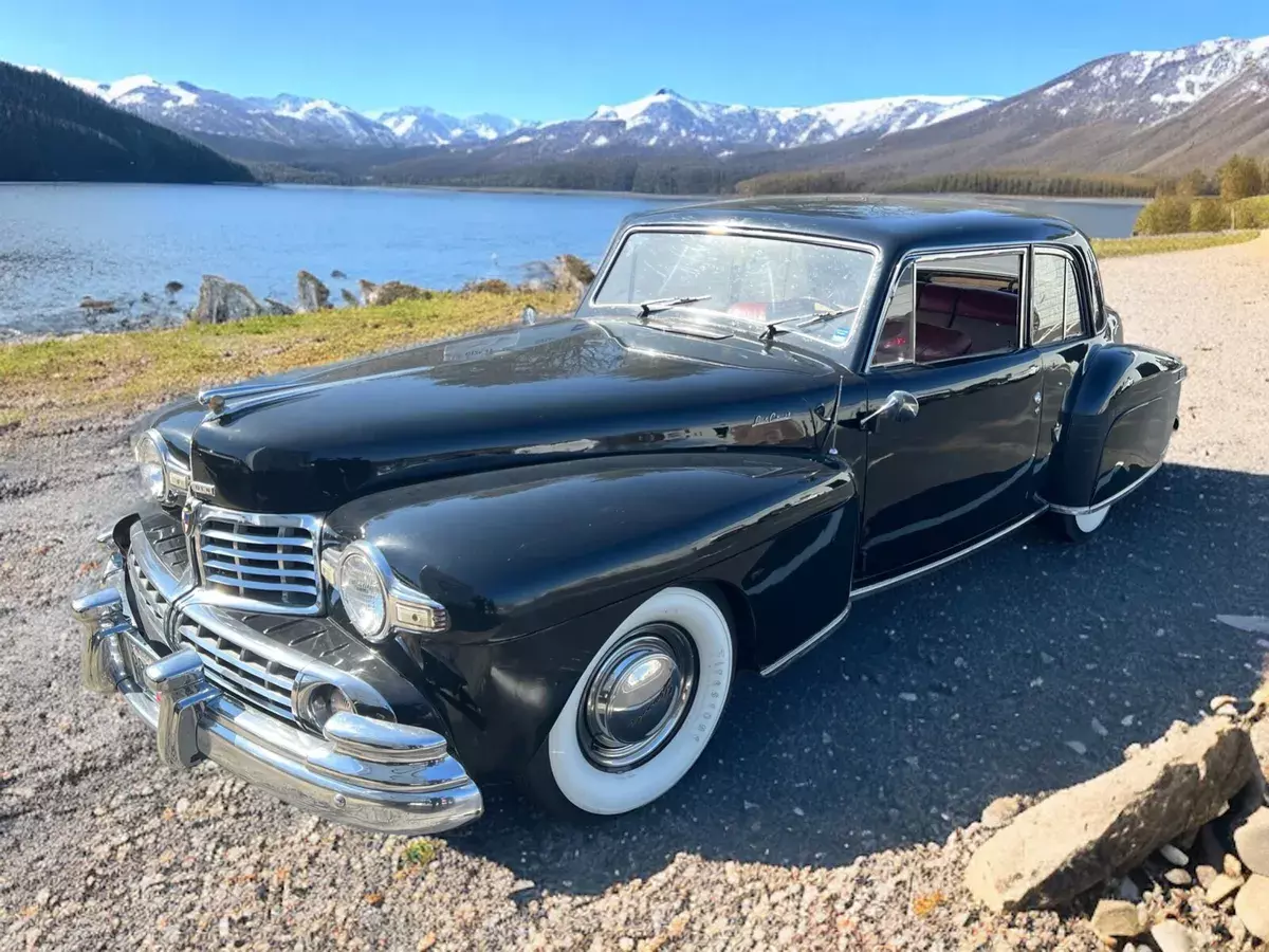 1947 Black Lincoln Continental Coupe V12 292 Cubic Inch 2 Door 50,000 Miles Nice 1947 Lincoln Continental