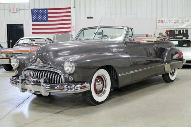 1947 Buick 56C 305 Miles Gray Convertible 248ci V8 3-Speed Manual 1947 Buick 56C --