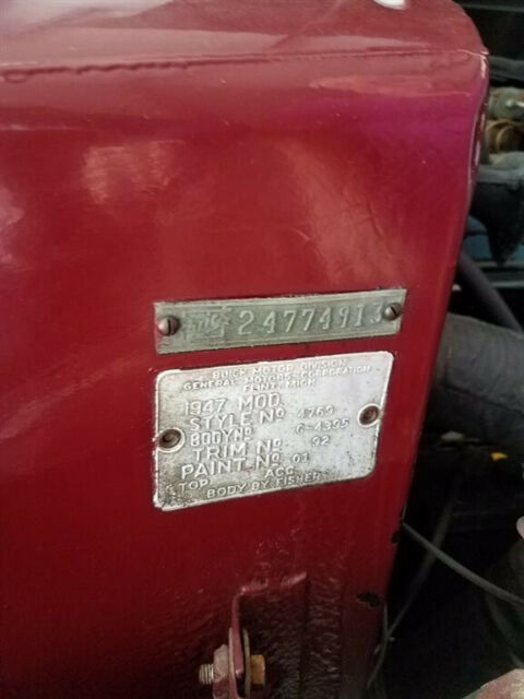 1947 Buick Roadmaster Numbers Matching All Steel No Rust - photo 7