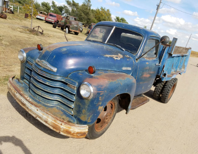 1947 CHEVROLET 4100 1 1/2 TON ORIGINAL 1 OWNER FARM TRUCK DUMP WORK PATINA CHEVY 1947 Chevrolet Other
