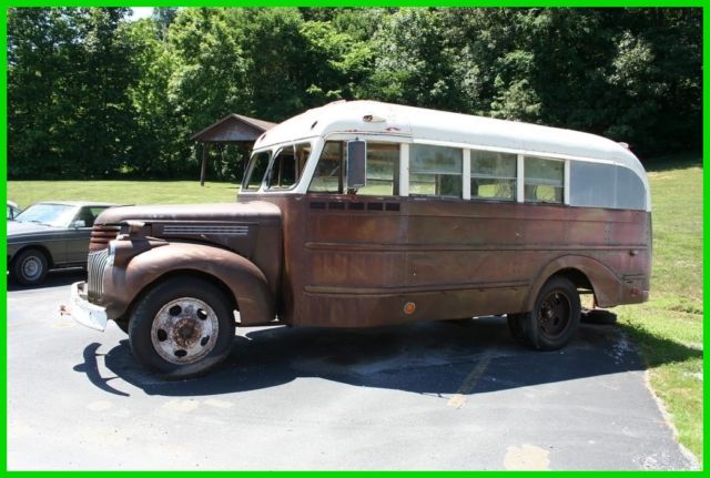 1947 CHEVY SHORT SCHOOL BUS HOT ROD RAT ROD 1947 Chevrolet SCHOOL BUS