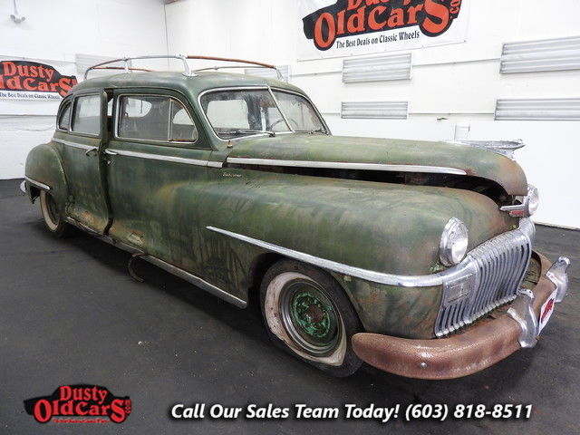 1947 Desoto Suburban Project Parts Car 236 I6 4 speed auto - photo 3