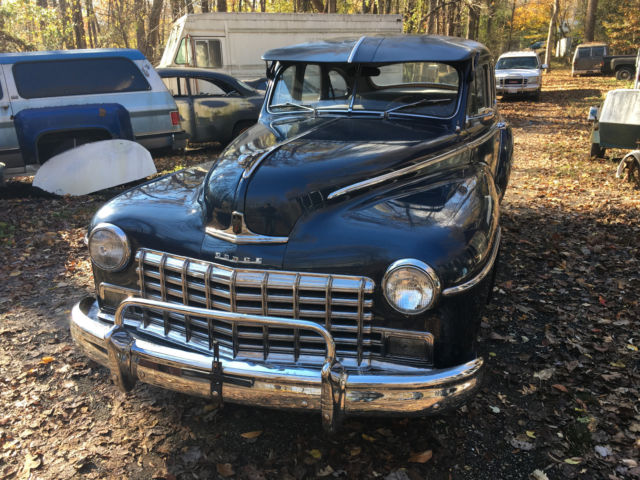 1947 Dodge 4-Door Sedan Fluid Drive 1947 Dodge D-24
