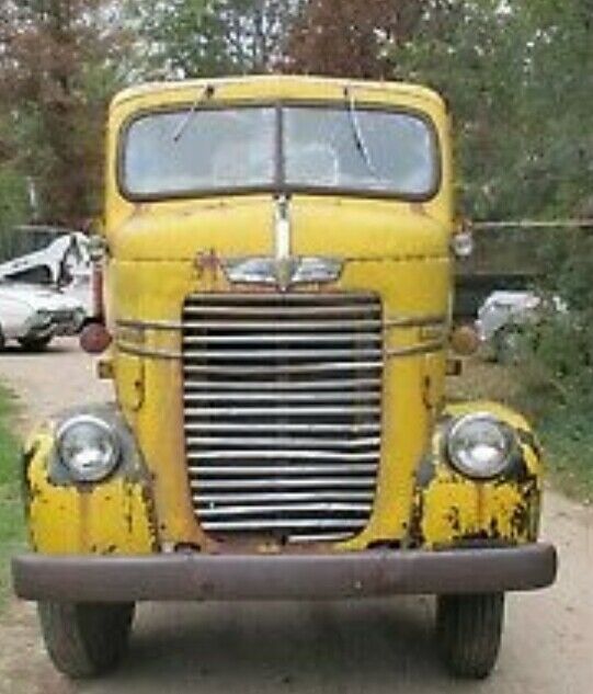 1947 Dodge cabover Coe Truck Flatbed Hauler project ratrod patina barn find 1947 Dodge Other Pickups