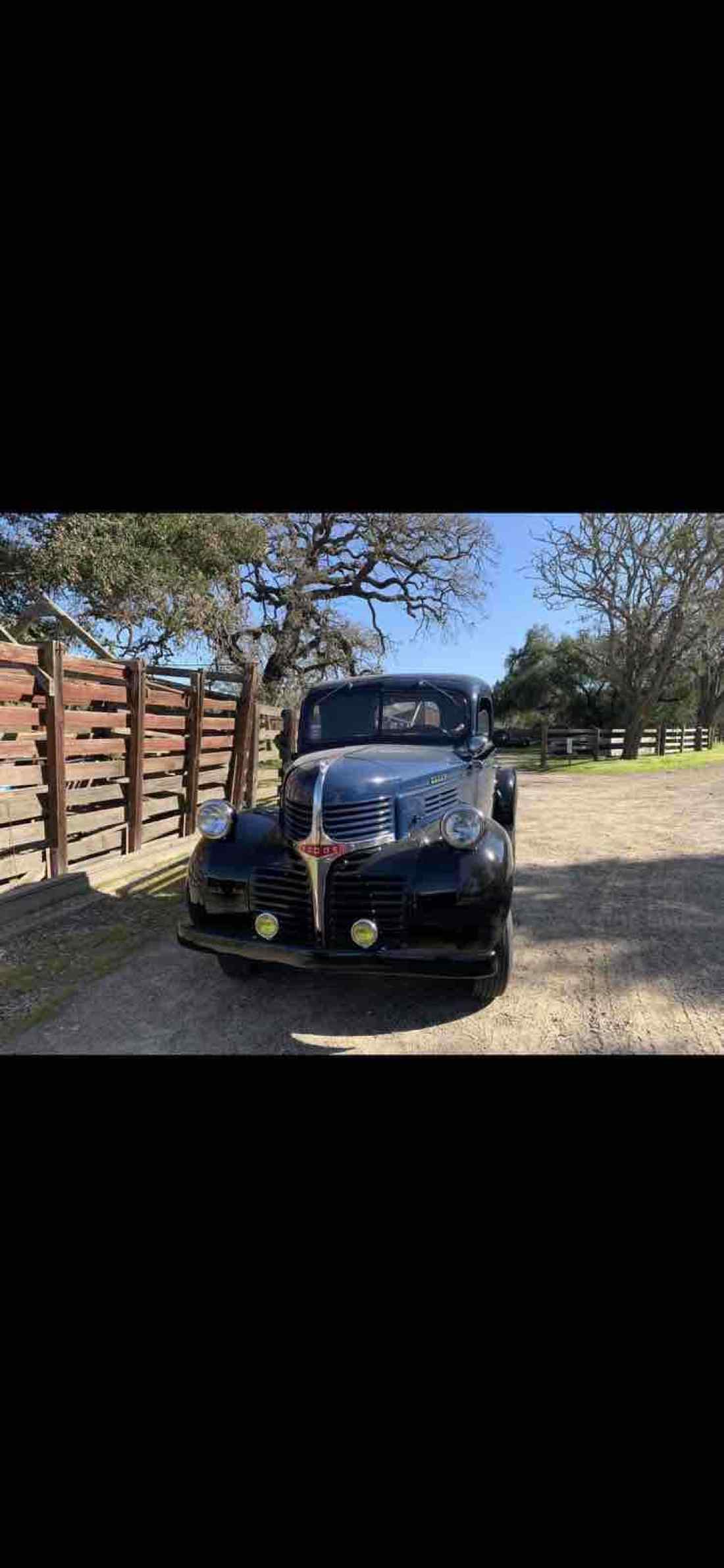 1947 Dodge Pickup Blue RWD Manual 3/4 ton 1947 Dodge Pickup