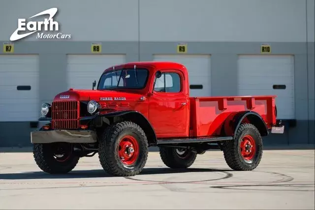 1947 Dodge Power Wagon Custom Pickup - Restored Truck 1112 Miles Squad Red Truck 1947 Dodge Power Wagon Custom Pickup - Restored Truck