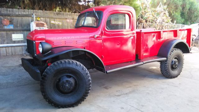 1947 Dodge Power Wagon - ORIGINAL RED on BLACK - Clean & Complete - NO RUST 1947 Dodge Power Wagon - ALL ORIGINAL - RED on BLACK - Clean - NO RUST