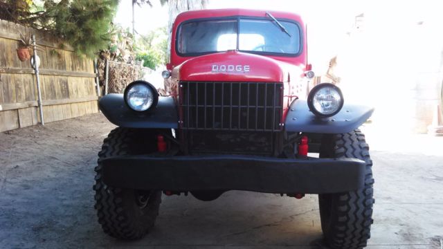 1947 Dodge Power Wagon - ALL ORIGINAL - RED on BLACK - Clean - NO RUST - photo 8