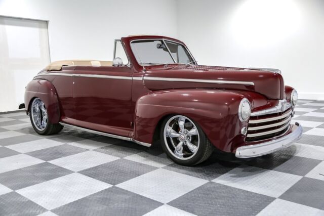 1947 Ford Convertible 3144 Miles Maroon Convertible 350ci V8 4 Speed Manual 1947 Ford Convertible