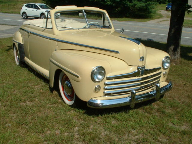 1947 ford convertible,hot rod,custom,deluxe,flathead,Barrett Jackson 1947 Ford Super Deluxe