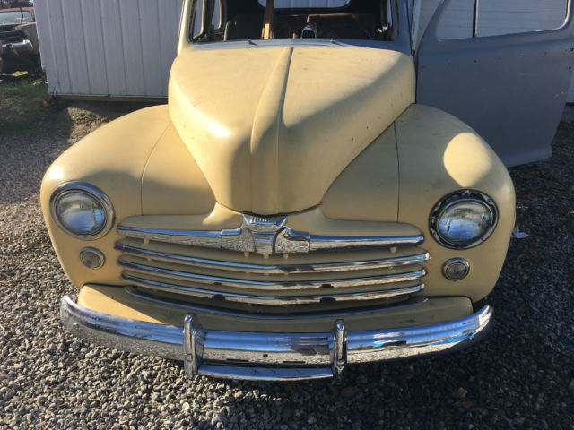 1947 FORD Coupe 2dr two door with 12 bold rear end PROJECT CAR *many *many parts 1947 Ford Other COUPE