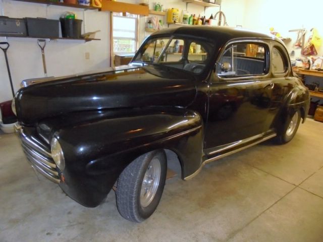 1947 Ford Coupe - Fat Fender Project - Runs - HOT ROD - rat rod - zoomer 1947 Ford Other
