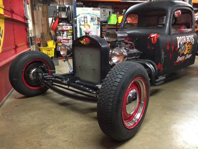 1947 Ford Custom Chopped Truck Street Rod Rat Rod Gasser Straight Axle Hot Rod 1947 Ford Other Pickups