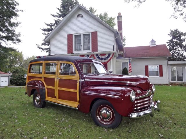 1947 Ford Deluxe Woodie Station Wagon. Early 1947 Woody. 1947 Ford Station Wagon Woodie