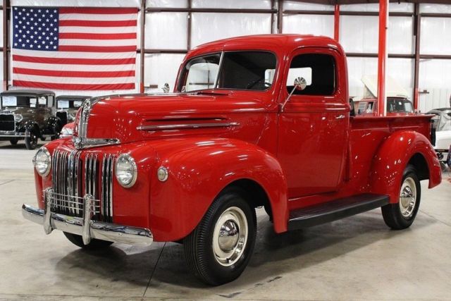 1947 Ford F1 Pickup 0 Red Pickup Truck Inline 6 Manual 1947 Ford Other Pickups Pickup