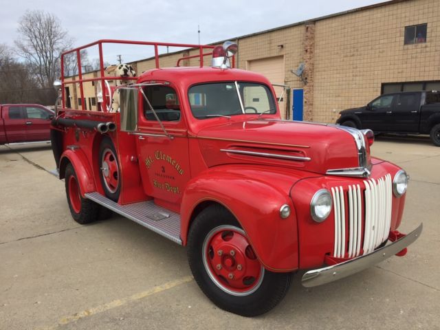 1947 FORD Firetruck Pumper Truck 1947 Ford Firetruck Pumper Truck