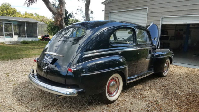 1947 Ford 2 Dr Super Deluxe Sedan Custom Flathead V8 Dual Exhaust - photo 8