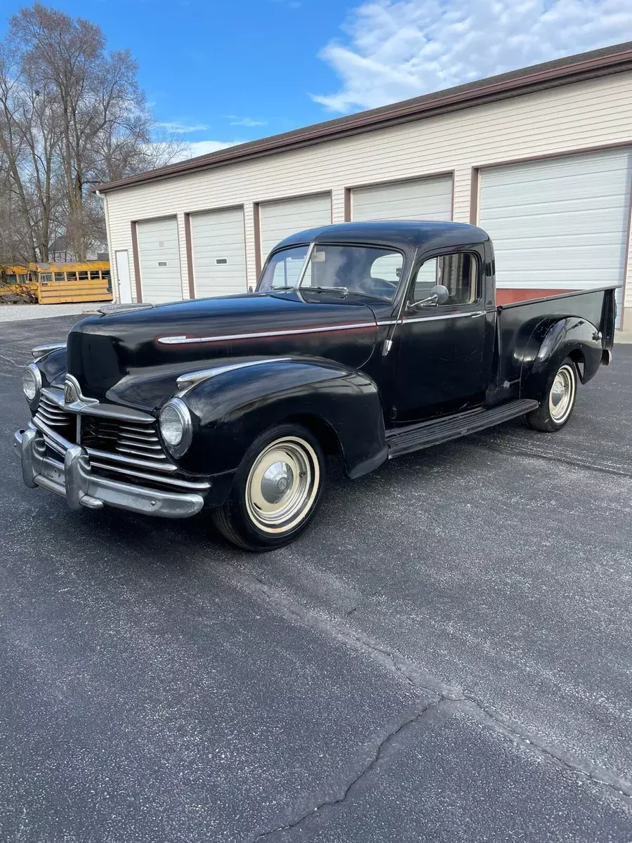 1947 Hudson Pickup Black RWD Manual 1947 Hudson Pickup