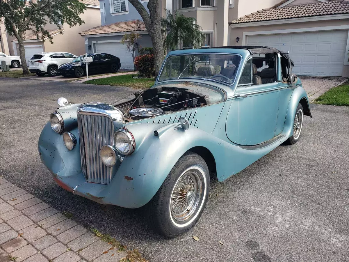 1947 Jaguar MK V Blue drophead 1947 Jaguar MK V drophead
