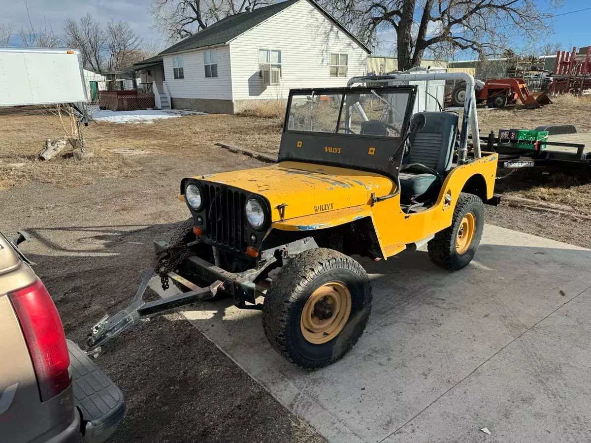 1947 Jeep CJ Yellow 4WD Manual 1947 Jeep CJ