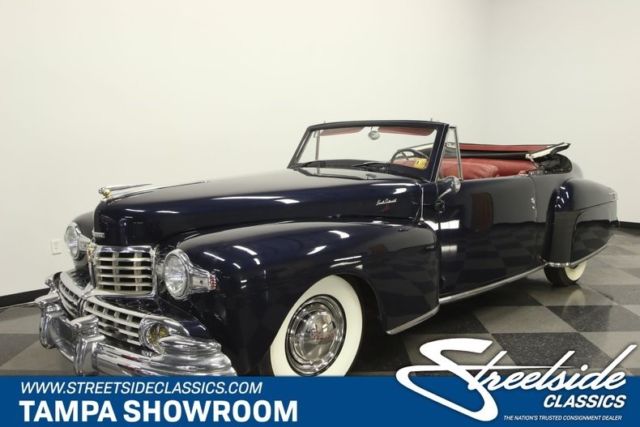 1947 Lincoln Continental Convertible Convertible 12 Cylinder 3 Speed Manual Clas 1947 Lincoln Continental Convertible