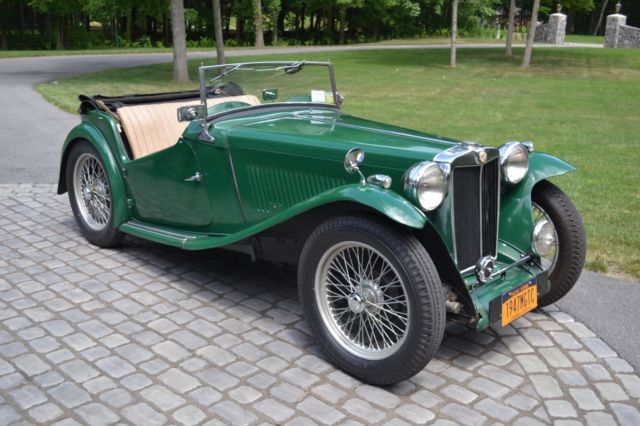 1947 MG TC matching numbers, 5-speed conversion, upgraded steering, great driver 1947 MG T-Series