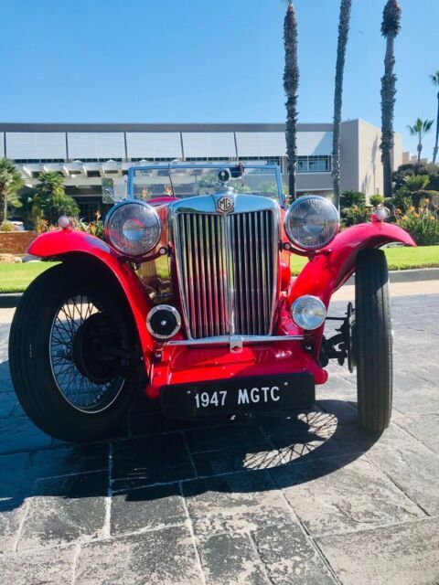 1947 MG TC Roadster tan - photo 3