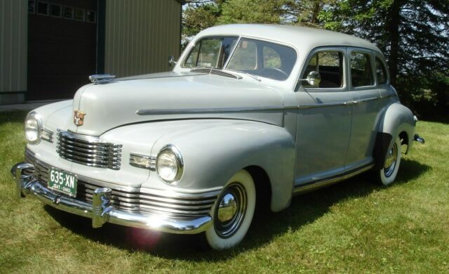 1947 NASH AMBASSADOR SUPER 4 DOOR TRUNK BACK SEDAN EVERYTHING WORKS 1947 Nash Ambassador Super SUPER