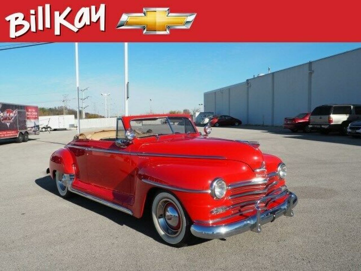 1947 Plymouth pass car 2dr 46321 Miles Red convertible 8 Cylinder 4-Speed Autom 1947 Plymouth pass car 2dr