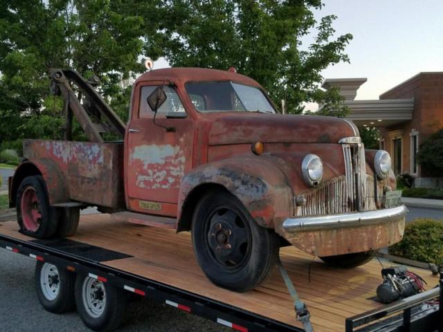 1947 STUDEBAKER VINTAGE TOW TRUCK WRECKER: RAT ROD KUSTOM COE DRAG GASSER PICKUP 1947 Studebaker M-16 OTHER