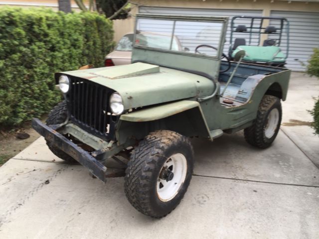 1947 Willis - Ford GPW Jeep 1942 Willys Military Jeep Military