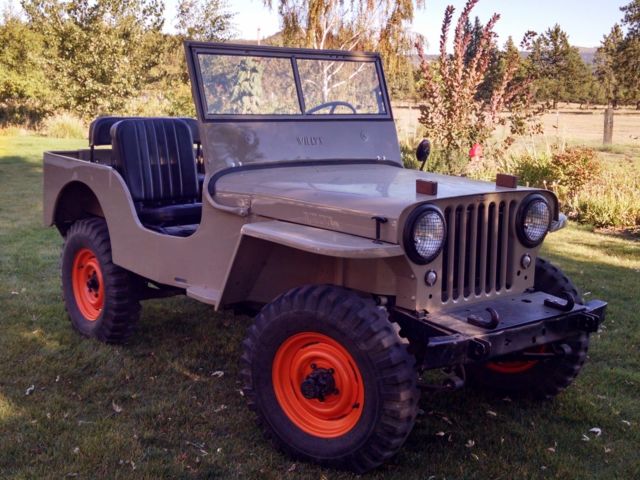 1947 Willys CJ-2a Body-Off Restoration 95% Original 1947 Willys CJ2A