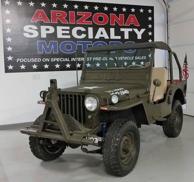 1947 Willys Jeep 4x4 NO RUST! Military Style! Low Miles! Super CLEAN 1947 Willys Jeep 4x4 Restored! NO RUST! AZ Jeep